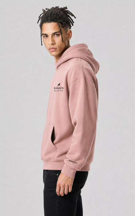 Raheesi pink signature hoodie