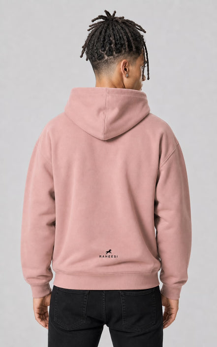 Raheesi pink signature hoodie
