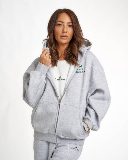Raheesi Unisex Signature Grey Zipper Hoodie Premium Streetwear (Copy)