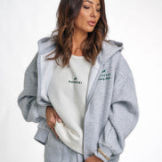 Raheesi Unisex Signature Grey Zipper Hoodie Premium Streetwear (Copy)