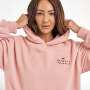 Raheesi Pink Signature Hoodie Women