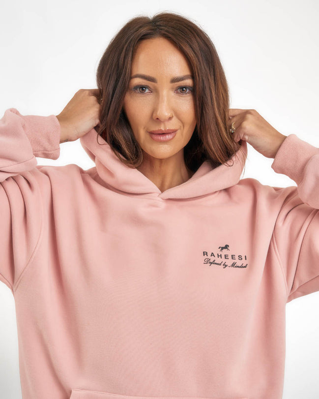 Raheesi Pink Signature Hoodie Women