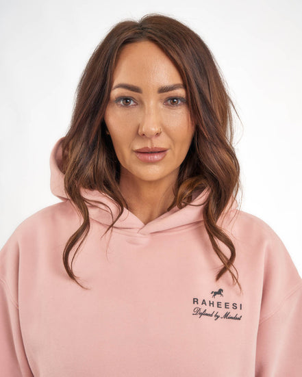 Raheesi Pink Signature Hoodie Women