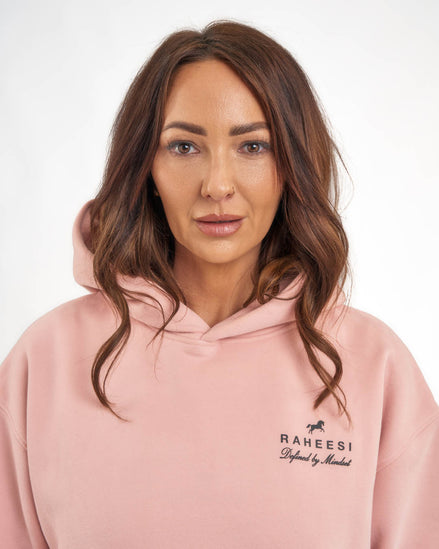 Raheesi Pink Signature Hoodie Women