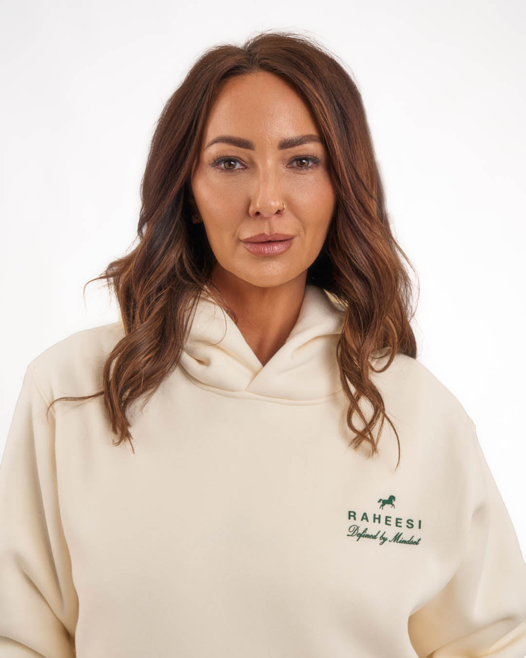 Raheesi off-white Signature Hoodie Women