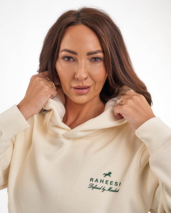 Raheesi off-white Signature Hoodie Women