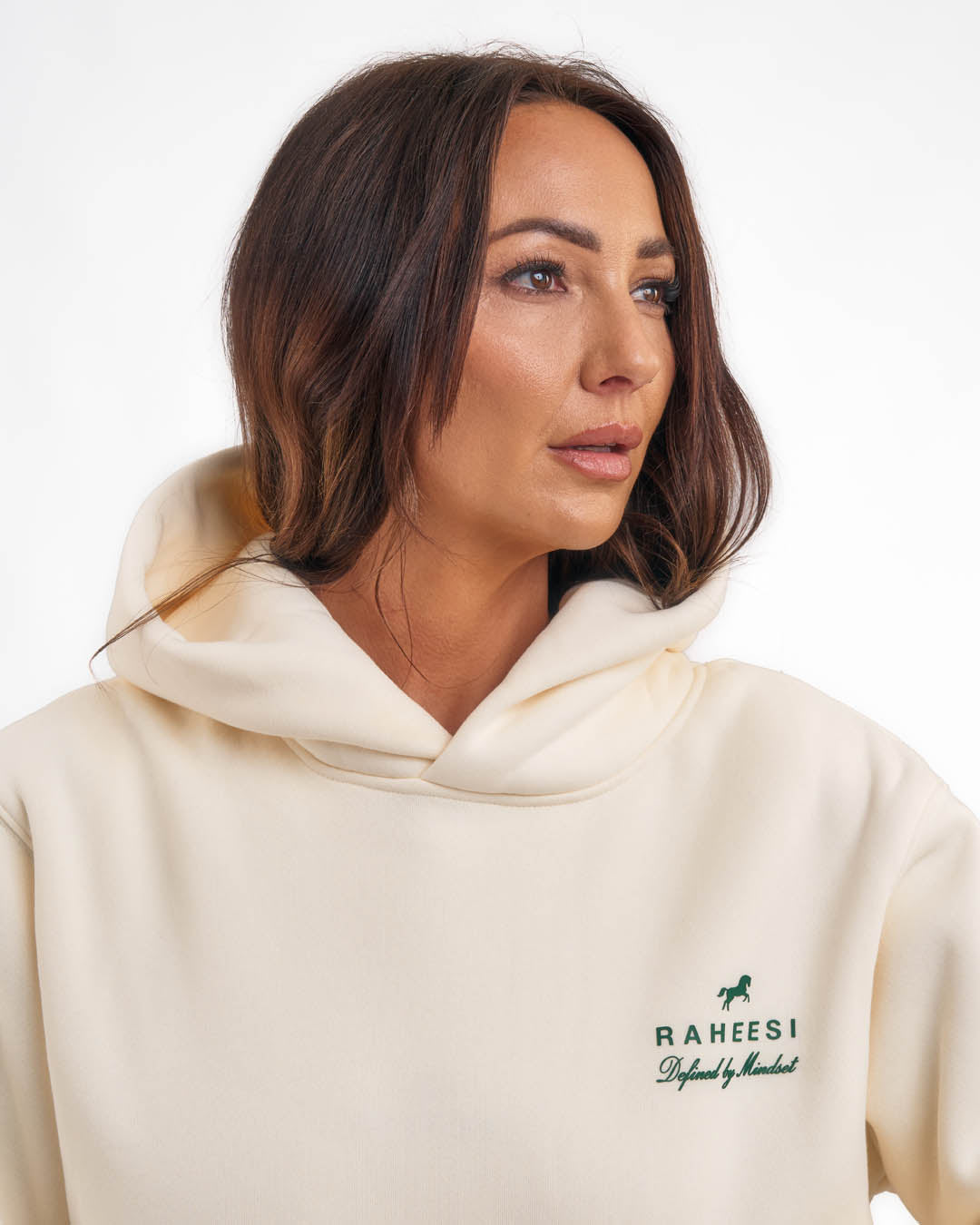 Raheesi off-white Signature Hoodie Women