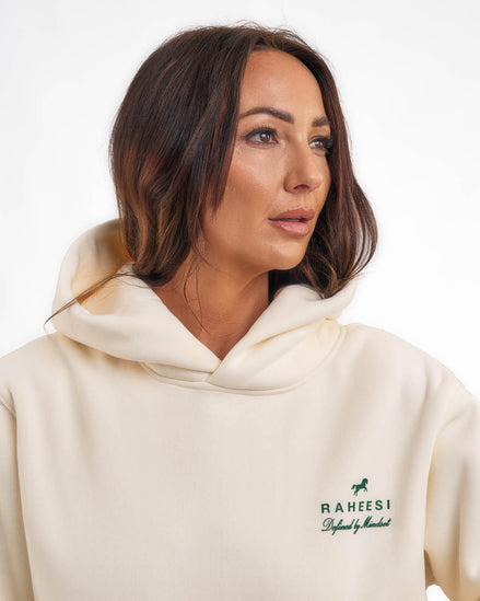 Raheesi off-white Signature Hoodie Women