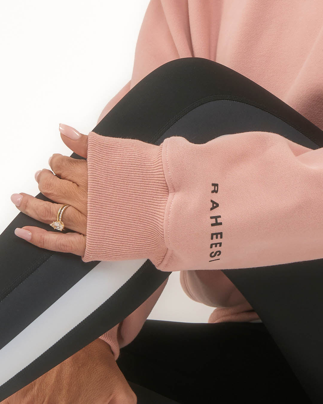 Raheesi Pink Signature Hoodie Women